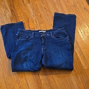 Levi's Indigo Women's Straight Leg Jeans 34/32